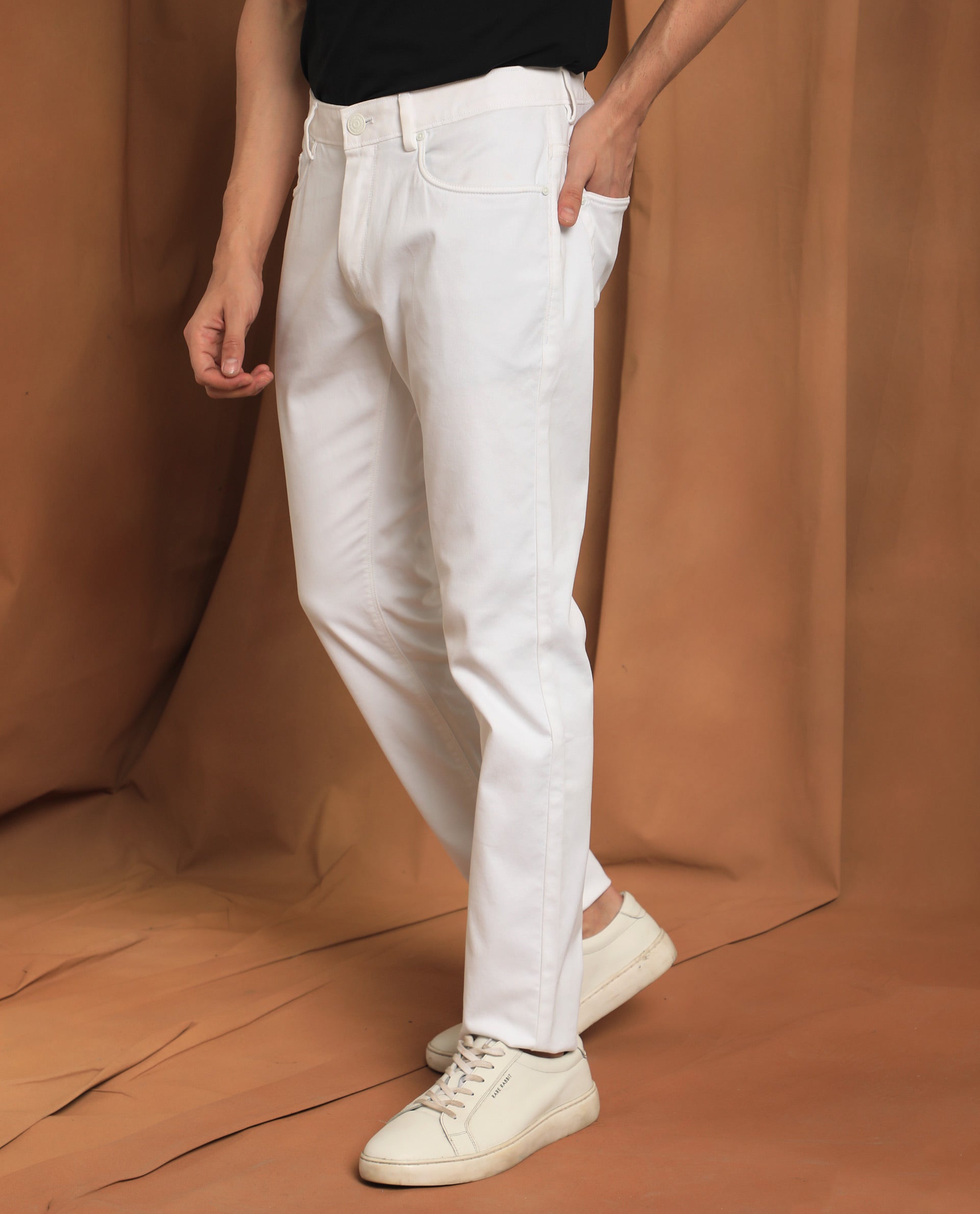 Buy RARE RABBIT Solid Polyester Slim Fit Men's Track Pants | Shoppers Stop